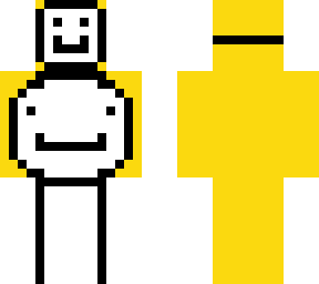 yellow dream with mask