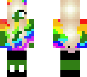 zombie costume rainbow kitty fixed