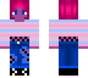 bi flag as a human