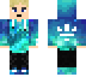 blue adidas guy