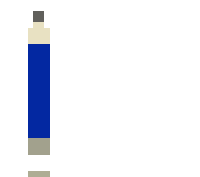 blue pencil