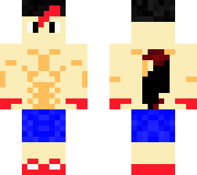 buff aaron with a tail