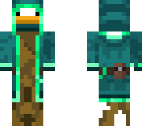 chiken in glow squid robe