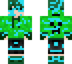 creeper human oc (charged)