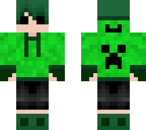 creeper human oc (hood down)