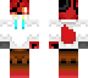 custom foxy named froxy with a hoodie