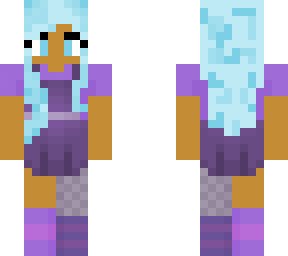 cute blue girl