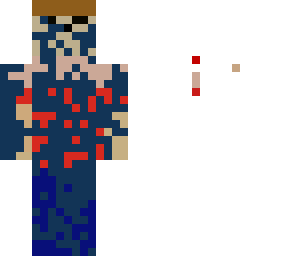 dead boy with blue blood