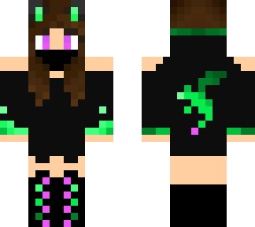 green ninja dragon girl by bumblebeegaminggaming4365)