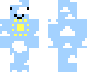 happy cloud person
