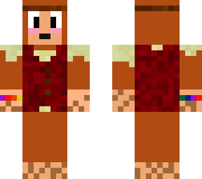 hobbit monkey (deep maroon vest)