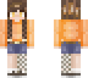 multi orange girl