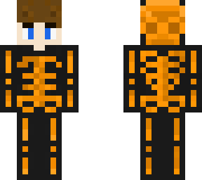 orange skeleton boy