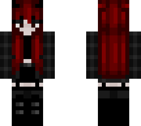 plaid goth girl