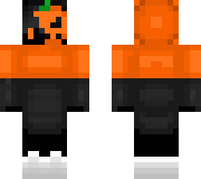 pumpkin skin w/ hoodie