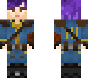 purple haired vault dweller