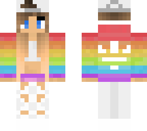 rainbow girl
