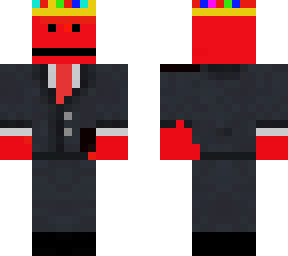 red dud in tuxedo