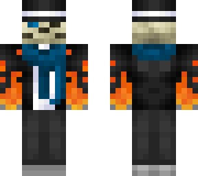 skeleton gentleman (blue cyan)