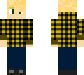 yellow flannel boy