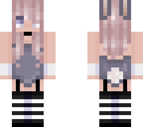 ~  pink bunny suit girl ~