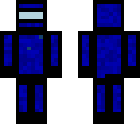 among us, dark blue skin