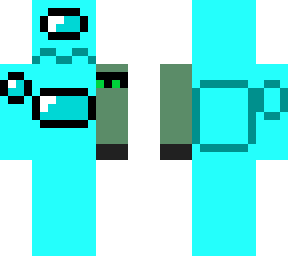 among us crewmate (cyan)