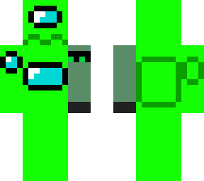 among us crewmate (lime)