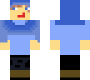 blue hood
