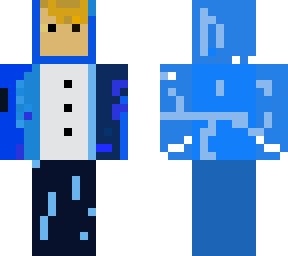 blue hoodie boy