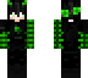 boy neon flower demon