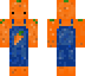 carrot with an stylish overall (gardener) (nice skin)