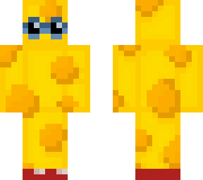 cheese with glasses and snazzy shoes