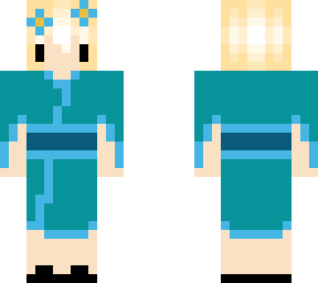 chibi kimono (blue)