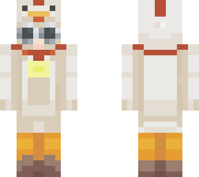 chicken suit w/ glasses
