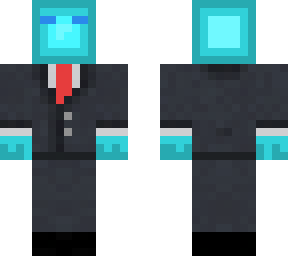 glow squid in a suit