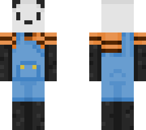 overalls panda