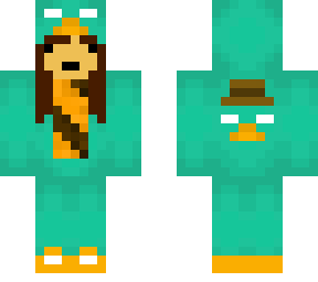 perry the platypus onesie girl (halloween edition)