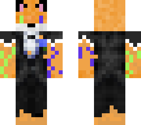 spooky fox in tuxedo originally  by archimedes2 fox in a tuxedo