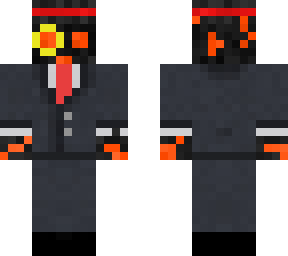 suit demon with monocle