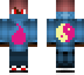 the ying yang but he black (plz use it took me all day)