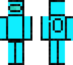 among us (cyan) spaceman