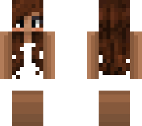 base skin - dark brown hair - medium skin tone