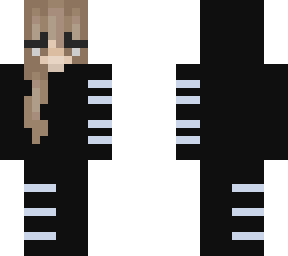 black & blue girl