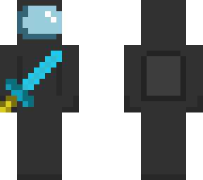 black impostor with a sword