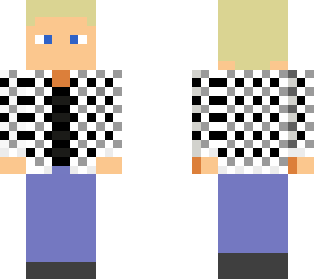 blond guy with checkered jacket