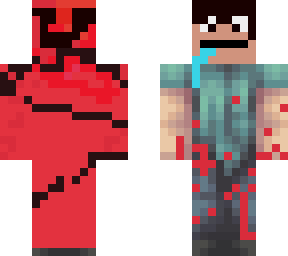 blood man at front and noob behind u