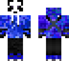 blue cool panda