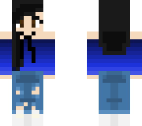 blue gradient crop top