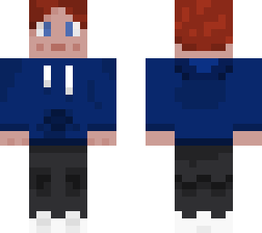 blue hoodie ginger